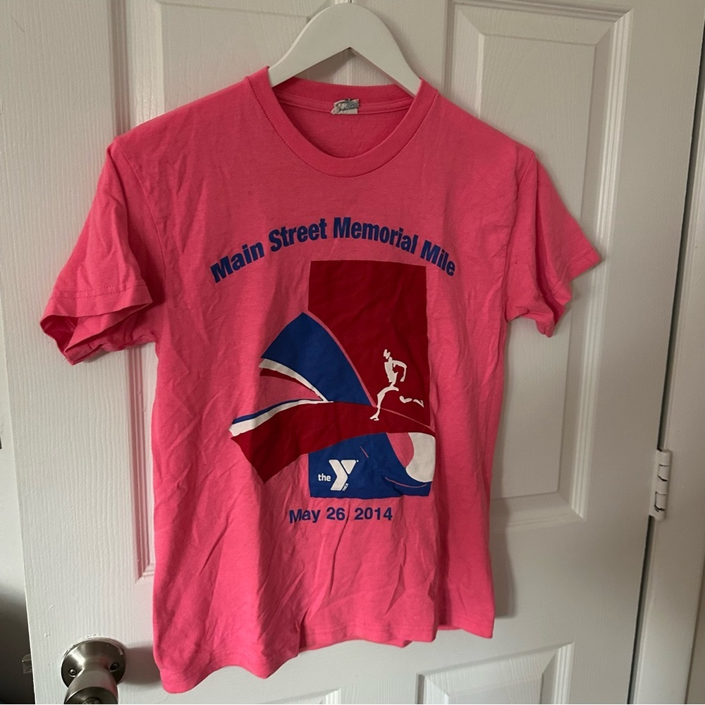 Pink Main Street Memorial Mile Shirt